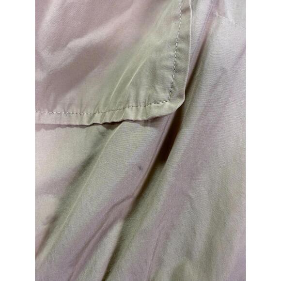 Derek Lam 10 Crosby Beige Kenza Pleated Shirt Dress Size 4 with Fabric Pull - Picture 7 of 8